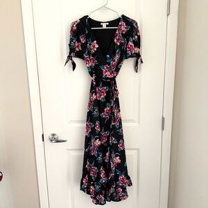 Floral Wrap Dress